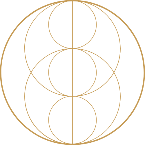 Goldenes Symbol 1 - groß